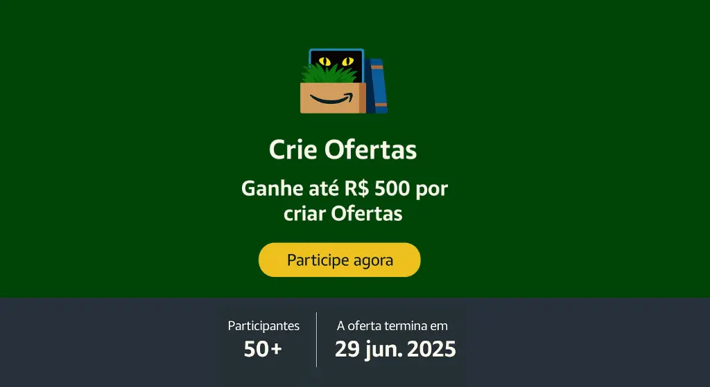 1.-1 Amazon Lança Campanha de Incentivo: Venda Mais com "Melhor Oferta" e Ganhe até R$500!