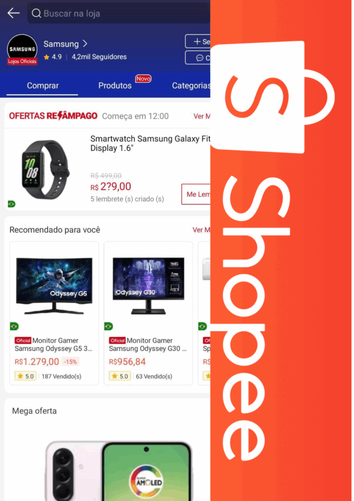 Cartaz-Oferta-Supermercado-724x1024 Nova parceria: Samsung lança loja oficial na Shopee