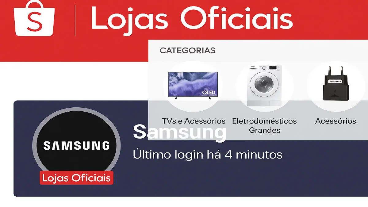 Nova parceria: Samsung lança loja oficial na Shopee