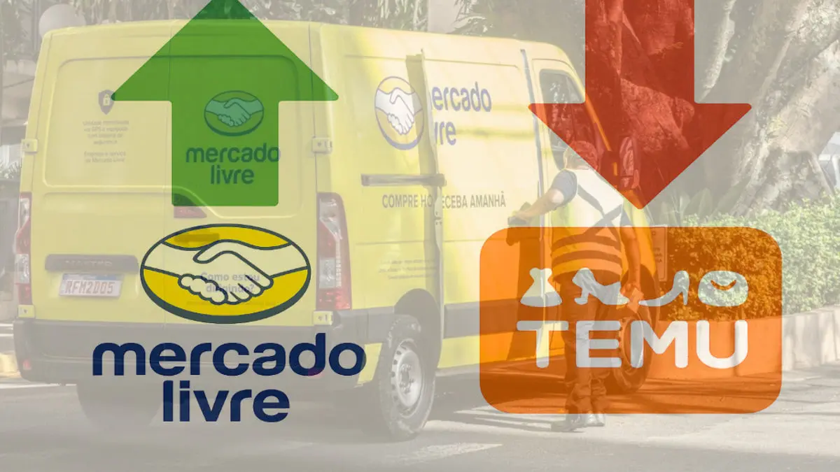 Mercado Livre retoma liderança no e-commerce brasileiro após queda da Temu