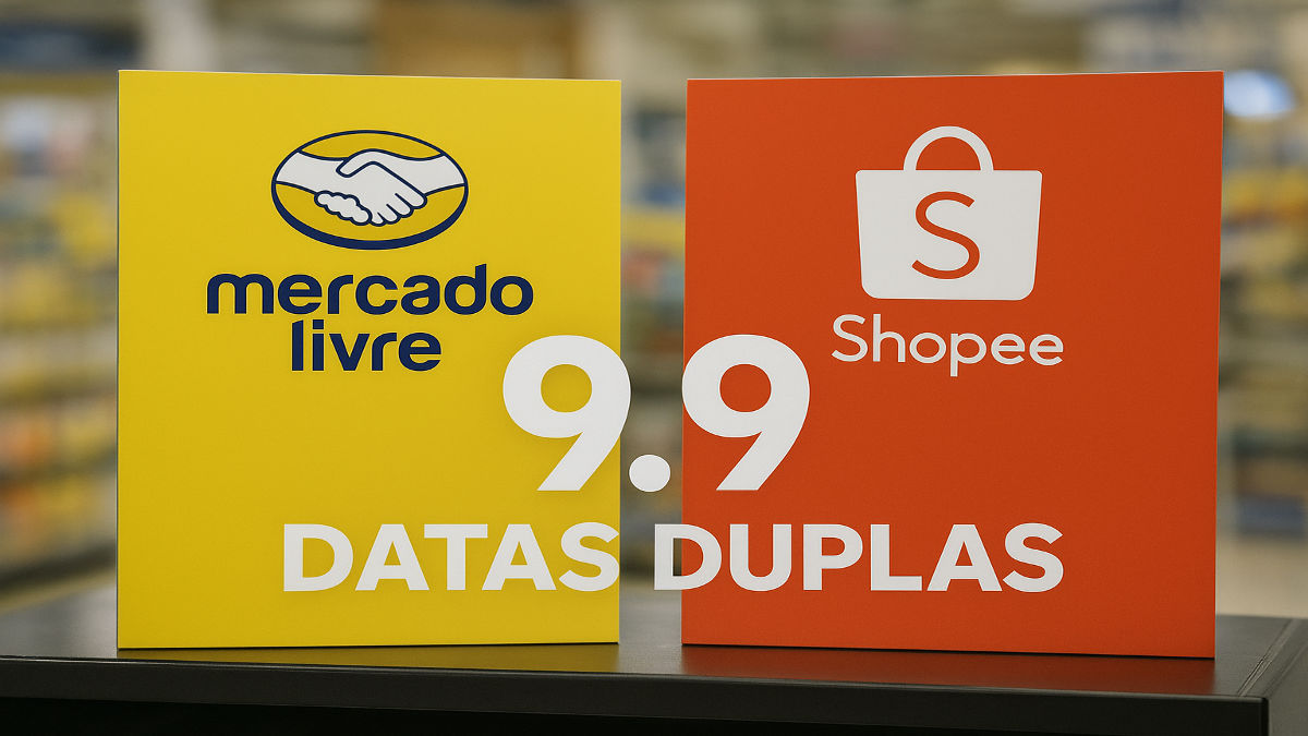 Mercado Livre e Shopee 9.9