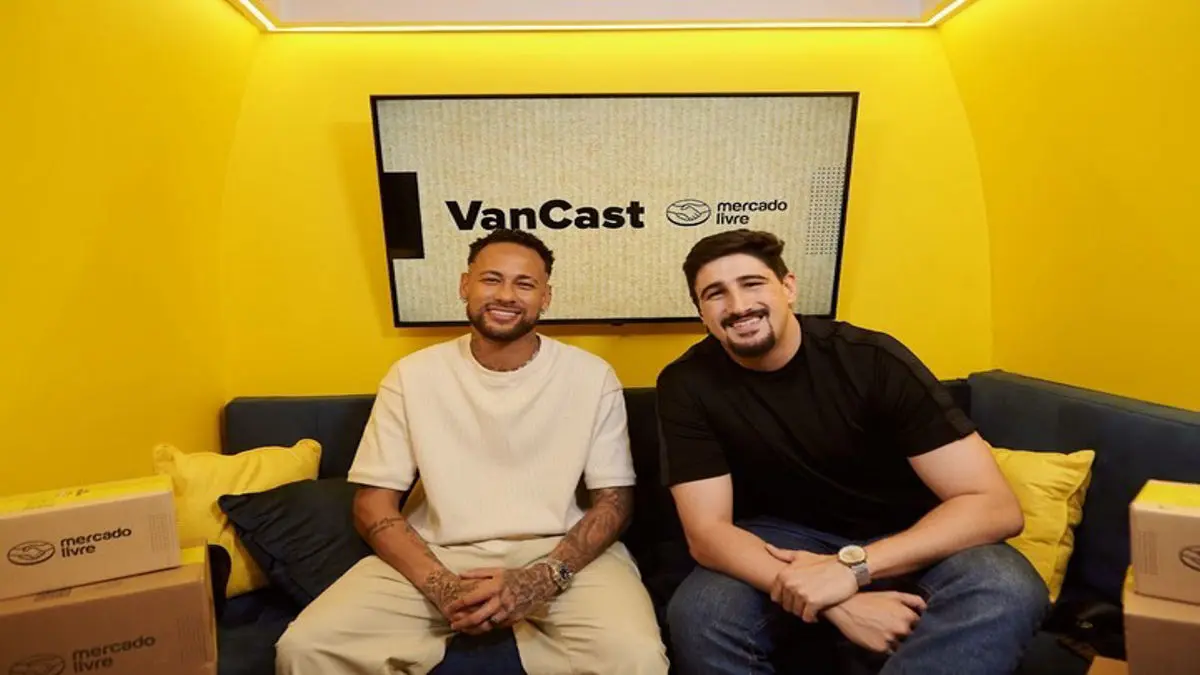 No episódio de estreia do VanCast Mercado Livre Neymar Jr. revela carreira, desafios e vida pessoal