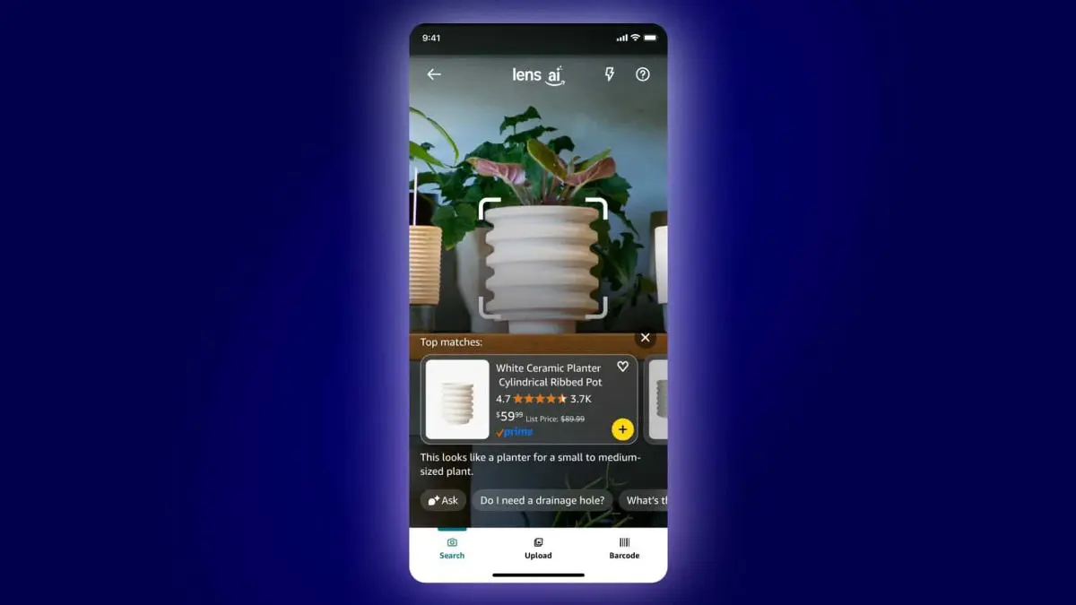 Comprar ficou mais fácil: Amazon apresenta IA que escaneia objetos e recomenda produtos