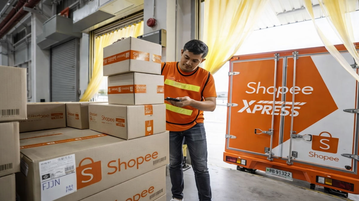 Expansão logística da Shopee no Brasil
