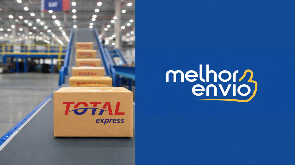 Parceria entre Total Express e Melhor Envio