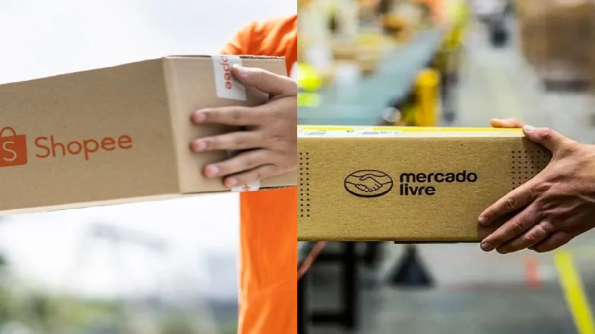 E-commerce brasileiro mostra a Shopee líder em compras e forte nas classes B, C, D e E, enquanto o Mercado Livre domina o valor gasto 1 E-commerce brasileiro