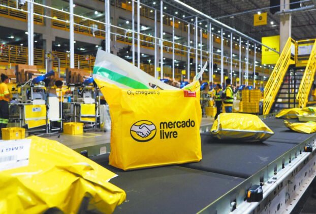 Instalação do CD do Mercado Livre em Goiás, representação