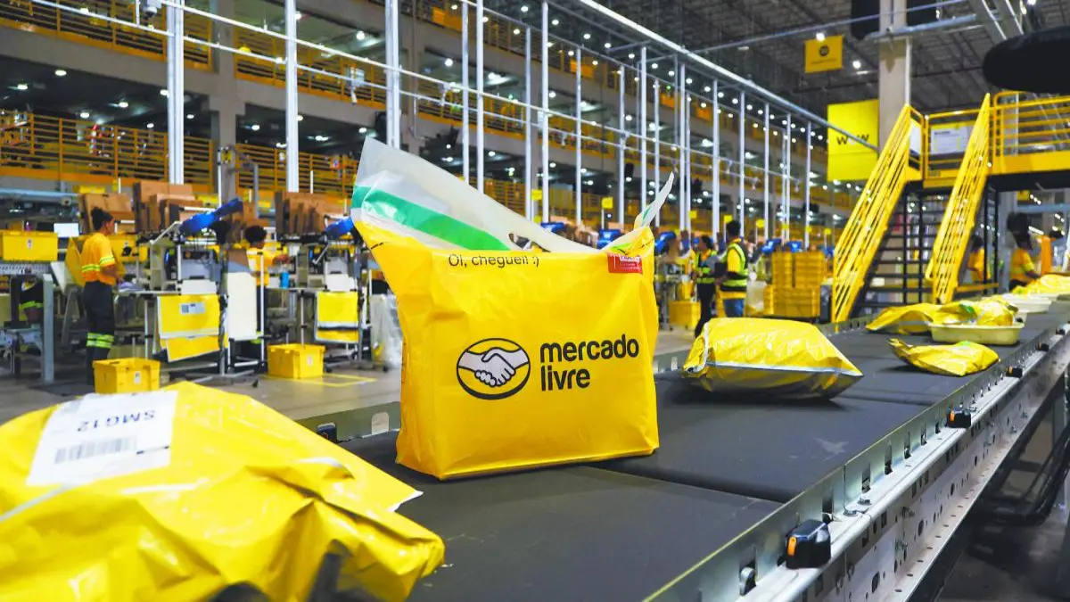 Instalação do CD do Mercado Livre em Goiás, representação