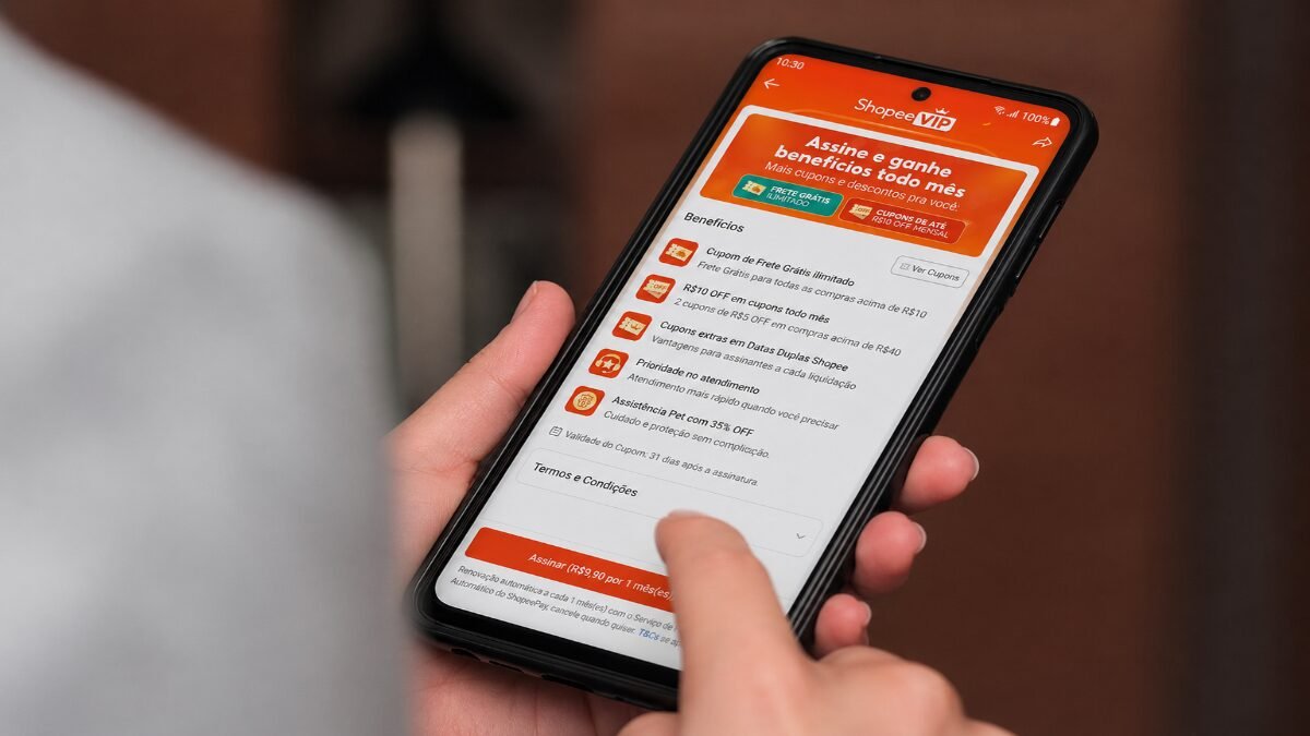 Novo programa de assinatura da Shopee